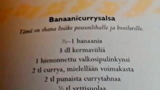 Banaanicurrysalsa
