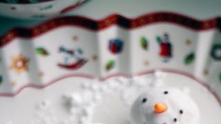 Piparinmakuiset lumiukko-popsit