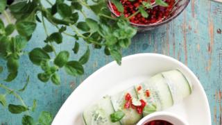 Vietnamilaiset kesärullat ja dipattavan ihana kastike