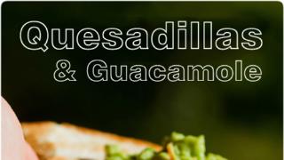 Quesadillat papu-pekonitäytteellä & guacamole