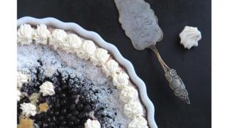 Gluteenitonta leivontaa: Mantelinen mustikkapiirakka