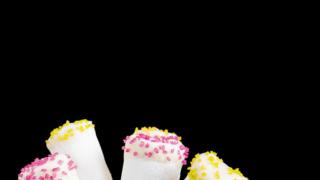 Uuden vuoden vaahtokarkkitikkarit - Marshmallow Pops