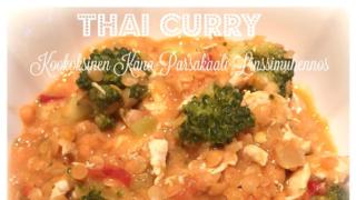 Thai Curry - Kana-Parsakaali-Linssimuhennos
