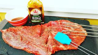 Flank steak - naudan kuve grilliin