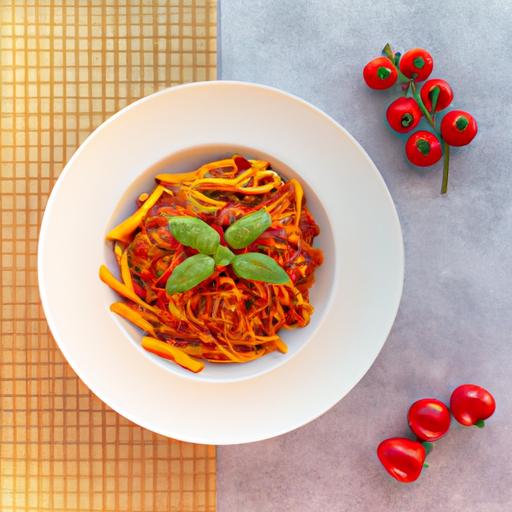 Herkulliset Spaghetit Tomaattilohkoilla