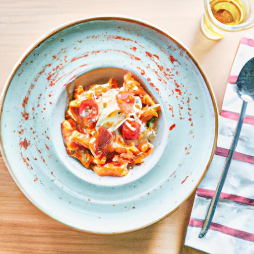 Kermainen kana-pasta