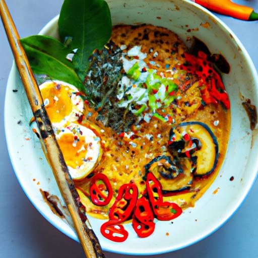 Umaminen maapähkinäramen