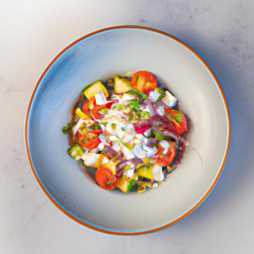 Vaahdotettu vegefeta ja sitruuna-yrttilinssit